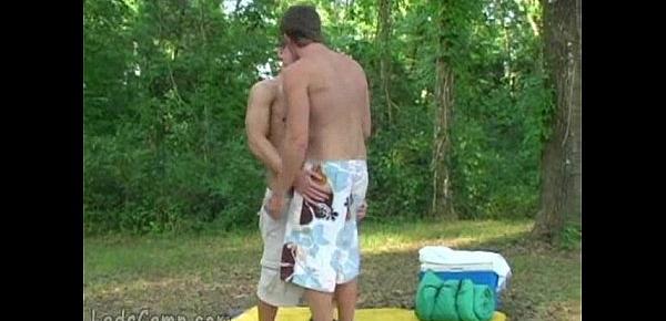  Cute gay boys with ants in the pants fuck outdoors